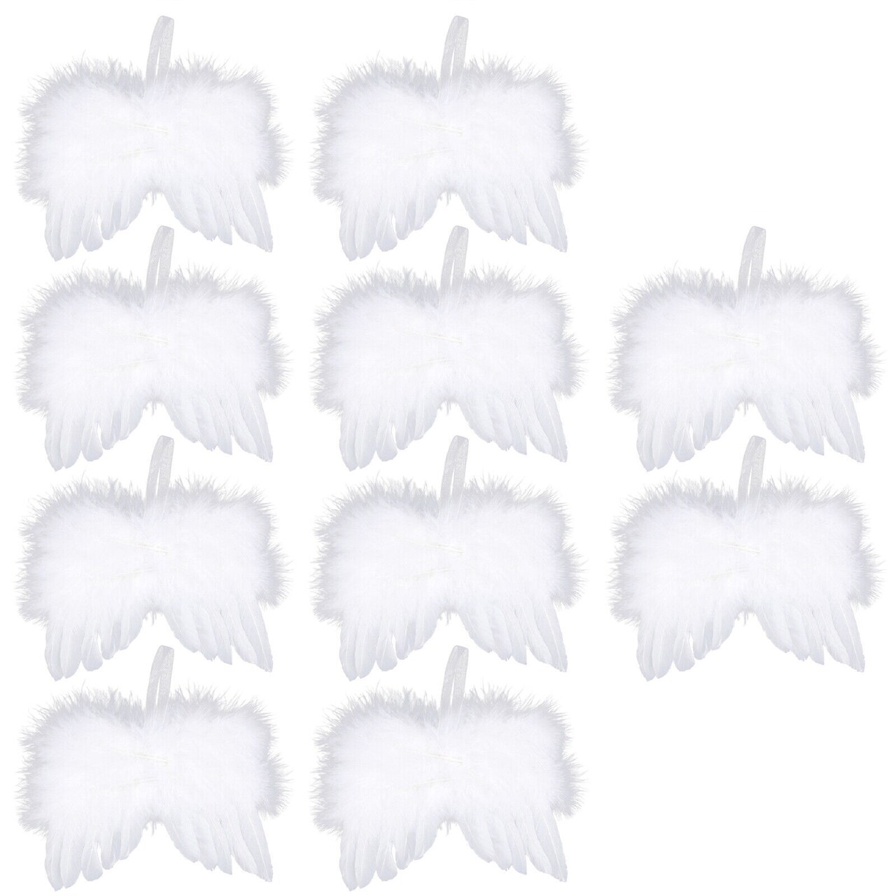 Kitcheniva Angel Wings Christmas Tree Feather Hanging Decor 10 Pcs